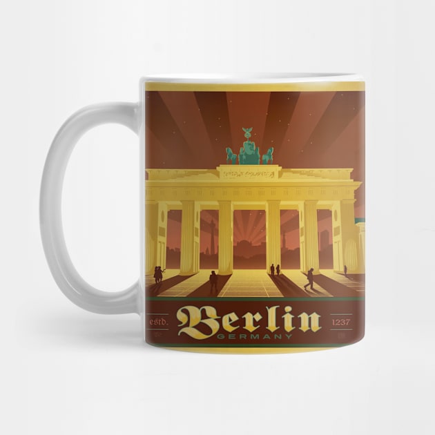 BERLIN GERMANY TRAVEL VINTAGE by cityvinart